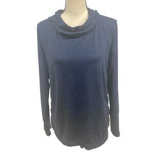 Athleta Women’s Uptempo Hoodie Sweatshirt Sz Medium Navy Blue